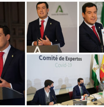Moreno anuncia la prórroga de las medidas con algunas excepciones para Granada y el sector de la hostelería