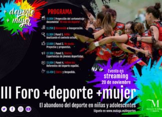 La Diputación de Málaga anima a los centros escolares de la provincia a participar de forma virtual en el III Foro +deporte, +mujer