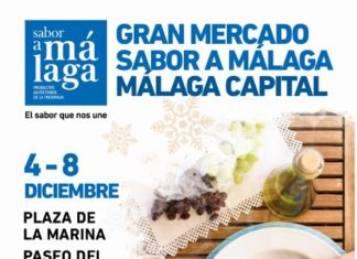 Sabor a Málaga celebrará su Gran Mercado de productos y comida para llevar en el Paseo del Parque y Plaza de la Marina en el puente de diciembre