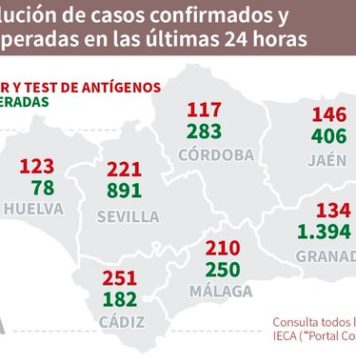 Datos Covid 19 del 4 de diciembre en Andalucía