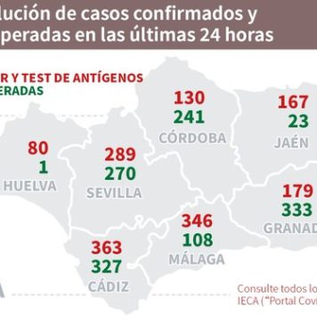 Datos Covid19 en Andalucía del 31 de diciembre