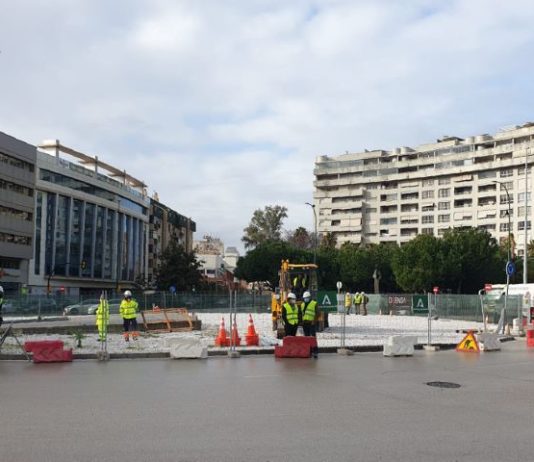 La Junta inicia las obras de reurbanización del entorno de la Plaza de la Solidaridad de Málaga