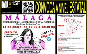 Movilización trabajadores temporales de las Administraciones Públicas
