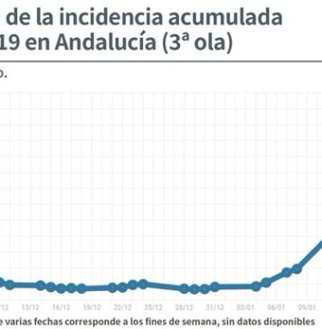 Información sobre Vacunación y Datos Covid19 en Andalucía del 21 de enero de 2021