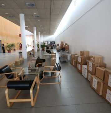Los municipios más pequeños de la provincia reciben de la Diputación de Málaga una nueva remesa de más de 200.000 mascarillas