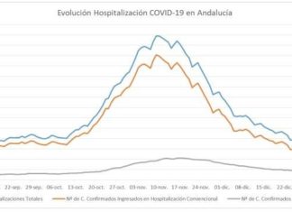 Datos Covid19 en Andalucía del 18 de enero de 2021