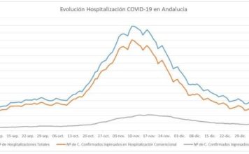 Datos Covid19 en Andalucía del 18 de enero de 2021