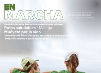 La Diputación y AECC Málaga ponen en marcha rutas saludables por la Senda Litoral