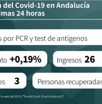 Información sobre Vacunación y Datos Covid19 en Andalucía del 28 de marzo de 2021