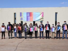 Lectura del manifiesto institucional con motivo del 8 de marzo