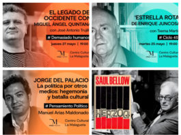 Literatura, política y humanismo llenan las tardes de la próxima semana en el centro cultural La Malagueta de la Diputación