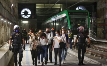 Un simulacro de accidente en el Metro de Málaga pone a prueba la eficacia de los planes de emergencia