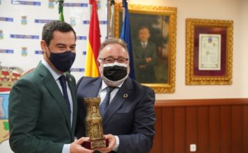 Visita del Presidente de La Junta, Juanma Moreno a Alhaurín de la Torre