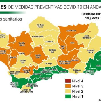 Información sobre Vacunación y Datos Covid19 en Andalucía del 4 de junio de 2021