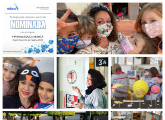 La maestra del Colegio El Pinar Carolina Campos; nominada en los Premios Abanca al Mejor Docente de España
