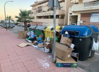 VOX denuncia la acumulación de basura en urbanizaciones de Rincón de la Victoria y exige multas para los incívicos