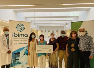IBIMA recibe una donación de 15.000 euros por parte de la Asociación ‘Esperanza’ para la investigación del cáncer de mama metastásico