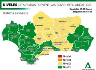 Actualización de datos Covid-19 y Vacunas en Andalucía del 8 de julio
