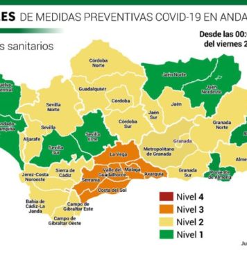 Actualización de datos Covid-19 en Andalucía del 24 de julio