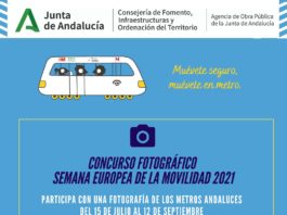 Los metros andaluces celebran la Semana Europea de la Movilidad con un concurso fotográfico