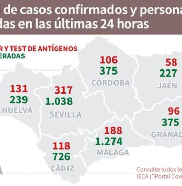 Datos Covid19 y reunión de expertos en Andalucía del 18 de agosto