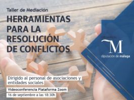 La Diputación pone en marcha un ciclo de talleres online para impulsar la mediación de conflictos en la provincia