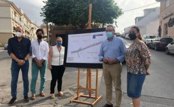 La Diputación de Málaga cofinancia la remodelación integral de la calle Badajoz de Fuengirola con 400.000 euros