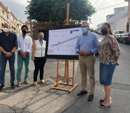 La Diputación de Málaga cofinancia la remodelación integral de la calle Badajoz de Fuengirola con 400.000 euros