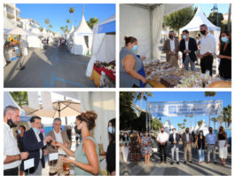 Una veintena de empresas de la provincia muestra sus productos en el mercado Sabor a Málaga de El Morche