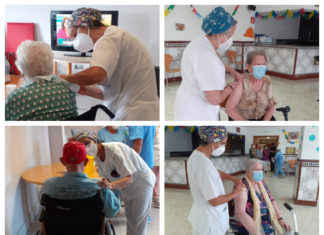 Salud y Familias comienza a administrar la tercera dosis de la vacuna contra COVID-19 en residencias de mayores