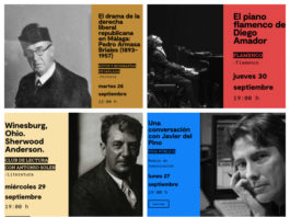 Antonio Soler, Diego Amador, Fernando Arcas y Javier del Pino inauguran la programación de otoño en el Centro Cultural La Malagueta