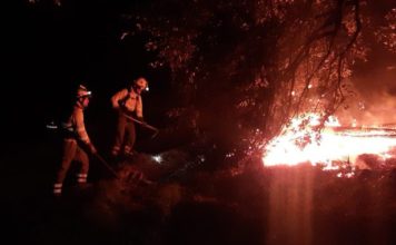 Las lluvias de esta madrugada ayuda a controlar el incendio
