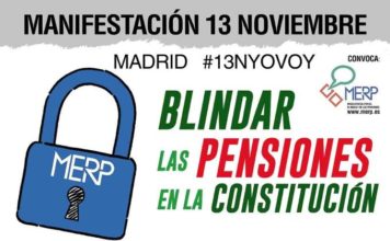 MERP: ‘Bastonada’ para anunciar la manifestación del 13N en Madrid
