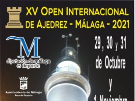 El XV Open Internacional de Ajedrez Málaga 2021 reúne a 140 ajedrecistas de 13 países diferentes