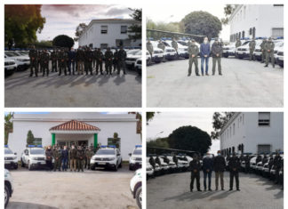 La Junta entrega 35 vehículos nuevos a los Agentes de Medio Ambiente de Málaga