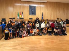 Alumnos de los CEIP José Núñez León y Santa Rosa de Lima participan en el Pleno Infantil de la Diputación con motivo del Día de la Constitución