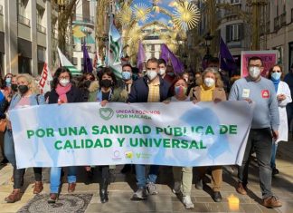 Unidas Podemos reivindica el refuerzo de la sanidad pública frente al “desmantelamiento” de Moreno Bonilla