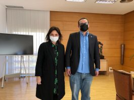 El delegado territorial del COLPOLSOC-A se reúne con la alcaldesa de Torremolinos