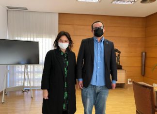 El delegado territorial del COLPOLSOC-A se reúne con la alcaldesa de Torremolinos