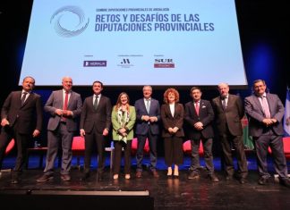 Salado anima a una mayor colaboración entre las diputaciones andaluzas para poner en marcha proyectos de interés común, como la Senda Litoral