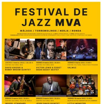 El Festival de Jazz MVA de la Diputación reunirá a estrellas internacionales en Málaga, Torremolinos, Ronda, Alhaurín de la Torre y Nerja