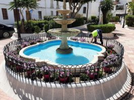 Monda impulsa el plan de embellecimientos del Casco Urbano con nuevos maceteros y plantas ornamentales
