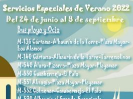 El Consorcio de Transporte del Área Metropolitana de Málaga refuerza sus servicios para el verano