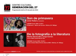 El Centro del 27 de la Diputación pone música al Balneario de los Baños del Carmen y organiza un nuevo encuentro sobre fotografía y literatura en el MVA