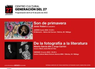 El Centro del 27 de la Diputación pone música al Balneario de los Baños del Carmen y organiza un nuevo encuentro sobre fotografía y literatura en el MVA
