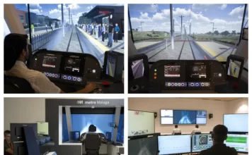 Metro de Málaga instala un simulador de conducción en la Estación Ciudad de la Justicia