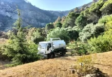 El Ayuntamiento facilita el agua para las balsas y bebederos de animales en la Sierra