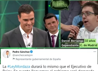 Quitar la ley mordaza, promesa quebrantada