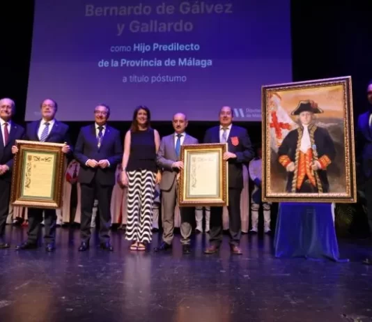 La Diputación salda su deuda histórica con Bernardo de Gálvez el día de su 276 aniversario y lo nombra Hijo Predilecto de la provincia de Málaga
