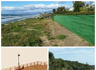 La Diputación financia un nuevo tramo de la Senda Litoral en Marbella que se hará con pasarelas de madera